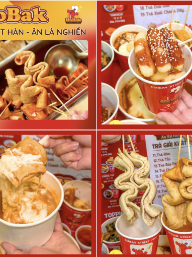 Nhượng quyền ăn vặt Hàn Quốc: Cơ hội kinh doanh hấp dẫn Từ Hobak 