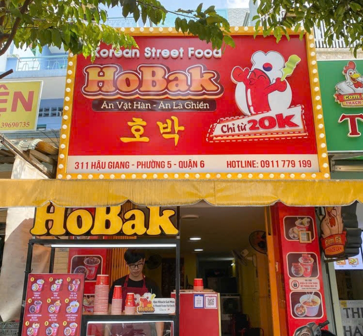 Đồ ăn vặt Hàn Quốc quận 5 - Thiên đường hương vị tại Hobak Food
