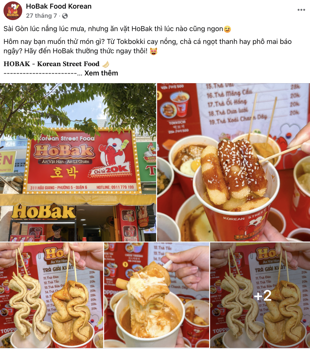 Đồ Ăn Vặt Hàn Quốc Quận 6